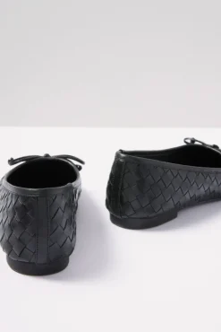 Shoes<SCHUTZ Arissa Woven Ballet Flat Black