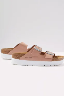 Shoes<PAPILLIO BY BIRKENSTOCK Arizona Platform Sandal Softpink