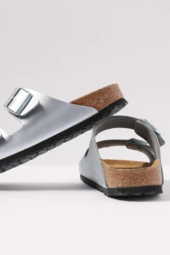 Shoes<BIRKENSTOCK Arizona Sandal Silver