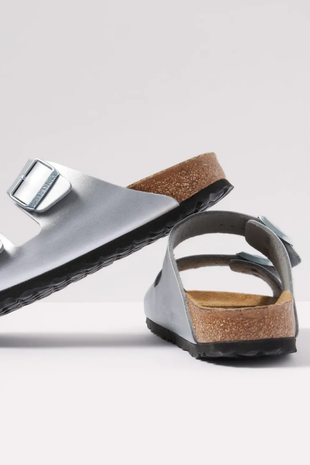 Shoes<BIRKENSTOCK Arizona Sandal Silver