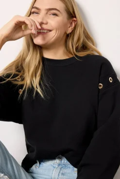 Sweatshirts<NATION LTD Arlem Sweatshirt Black
