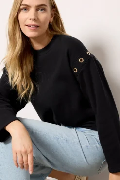 Sweatshirts<NATION LTD Arlem Sweatshirt Black