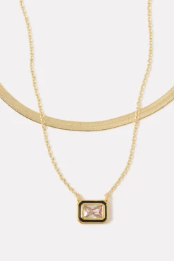 Jewelry<EVEREVE Arlington Layered Necklace Gold