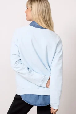 Sweatshirts<RETRO BRAND BLACK LABEL Aspen Sweatshirt Blue