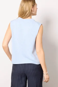 Sweaters<VELVET Aster Tank Sky