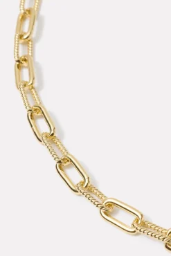 Jewelry<EVEREVE Attwell Paperclip Chain Gold