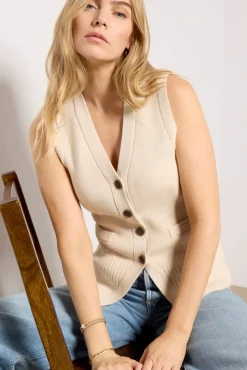 Sweaters<PISTOLA Audra Vest Softdove