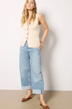 Sweaters<PISTOLA Audra Vest Softdove