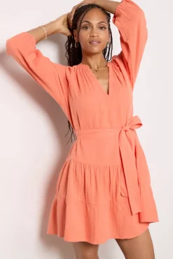 Dresses<RAILS Aureta Dress Papaya