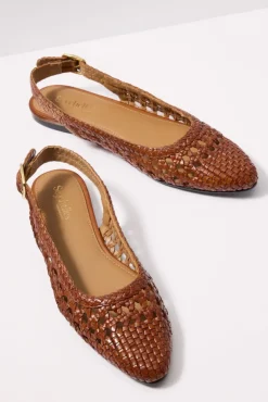 Shoes<SEYCHELLES Avalon Woven Flat Tan