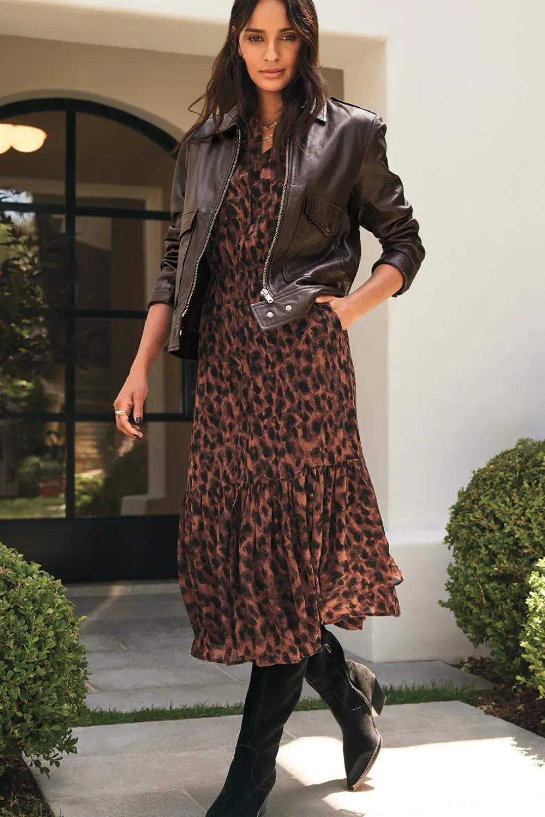 Blazers & Jackets<AVEC LES FILLES Aviator Zip Front Jacket Espresso