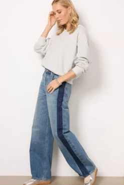 Jeans<CITIZENS OF HUMANITY Ayla Baggy w Tuxedo Stripe Drome