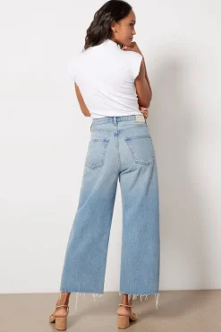 Jeans<CITIZENS OF HUMANITY Ayla Raw Hem Crop Sodapop