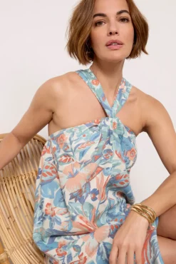 Dresses<FAHERTY Bay Twist Dress Paradiseblossom