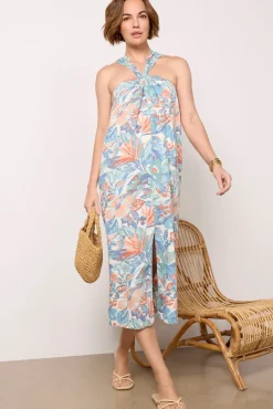 Dresses<FAHERTY Bay Twist Dress Paradiseblossom