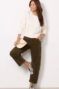 Sweatshirts<EVEREVE Baylor Corset Sweatshirt Offwhite