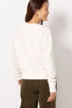 Sweatshirts<EVEREVE Baylor Corset Sweatshirt Offwhite
