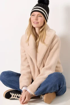 Blazers & Jackets<BLANKNYC Be My Guest Faux Fur Jacket Tan