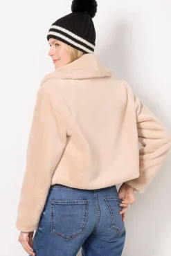 Blazers & Jackets<BLANKNYC Be My Guest Faux Fur Jacket Tan