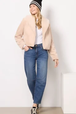 Blazers & Jackets<BLANKNYC Be My Guest Faux Fur Jacket Tan
