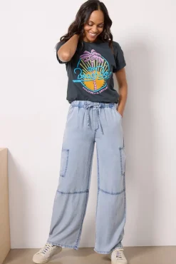 Tops & Tees<DAYDREAMER Beach Boys California Dreaming Tee Vintageblack