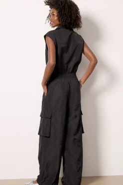 Jumpsuits & Rompers<PISTOLA Becca Jumpsuit Black