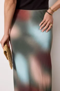 Skirts<LNA Beni Tie Dye Skirt Dusk