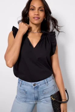 Tops & Tees<XIRENA Bex Top Black