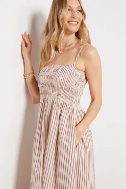 Dresses<PISTOLA Bianca Dress Tiramisustripe