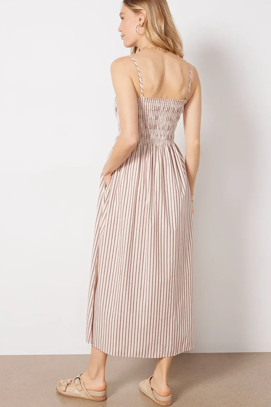 Dresses<PISTOLA Bianca Dress Tiramisustripe