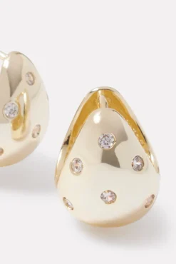 Jewelry<EVEREVE Bianca Huggie Earrings Gold