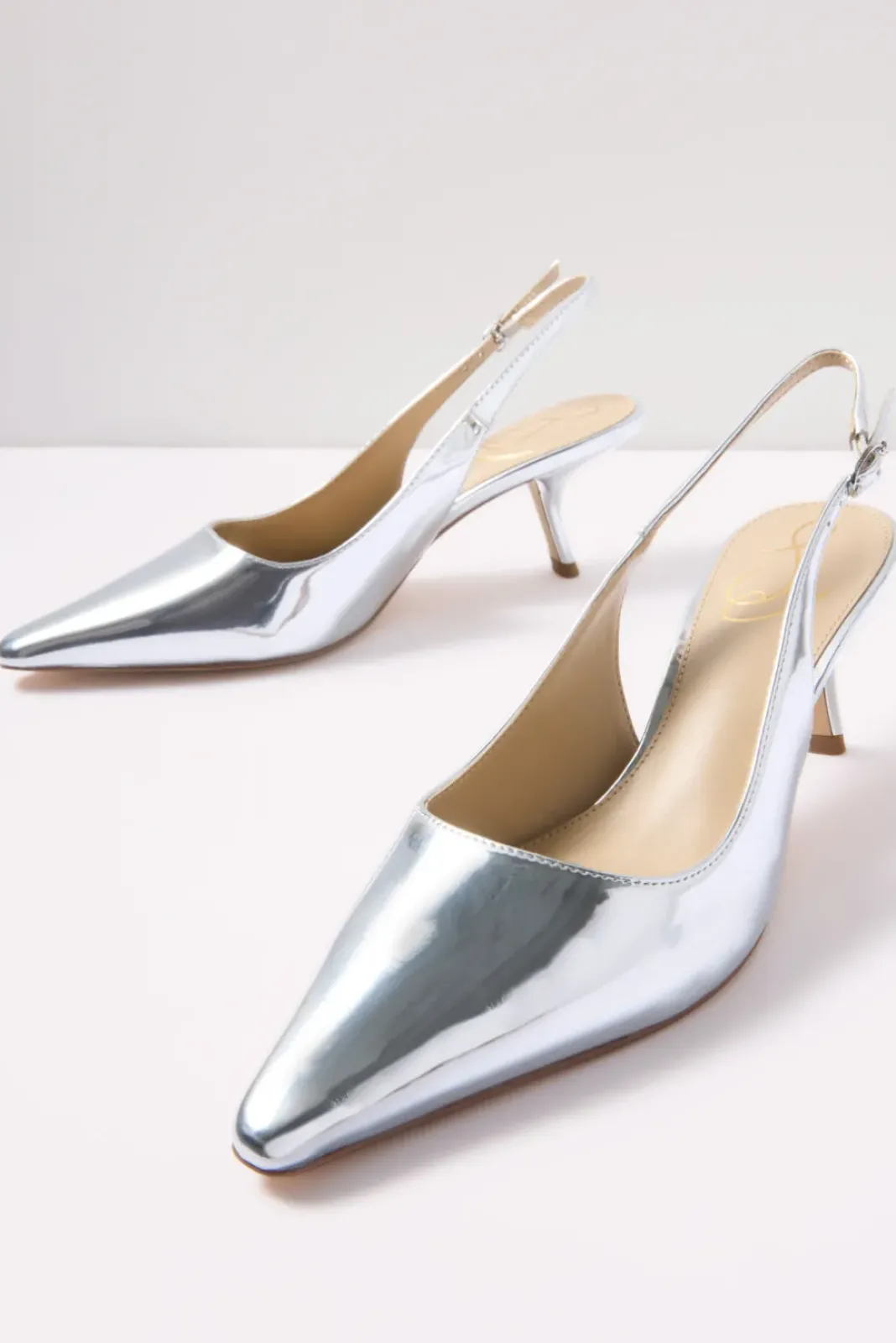 Shoes<SAM EDELMAN Bianka Sling Softsilver