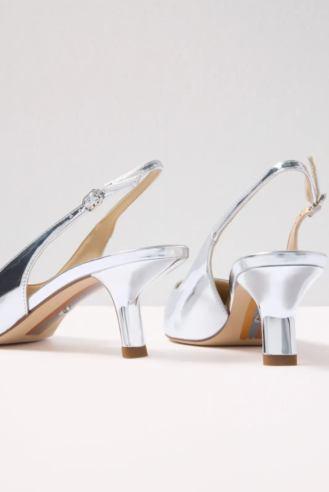 Shoes<SAM EDELMAN Bianka Sling Softsilver