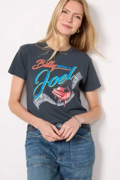 Tops & Tees<DAYDREAMER Billy Joel On Tour Ringer Vintageblack