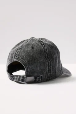 Hats<CLARE V. Bon Vivant Baseball Hat Fadedblack/Mint
