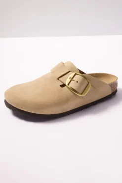 Shoes<BIRKENSTOCK Boston Big Buckle Sandcastle