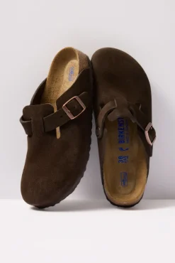Shoes<BIRKENSTOCK Boston Soft Footbed Mocha