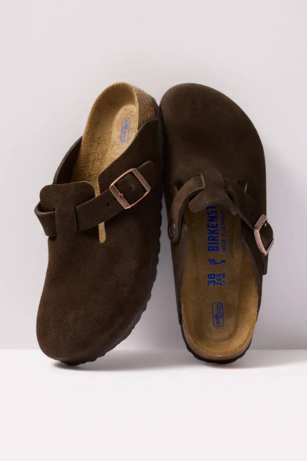 Shoes<BIRKENSTOCK Boston Soft Footbed Mocha