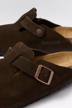 Shoes<BIRKENSTOCK Boston Soft Footbed Mocha