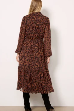 Dresses<EVEREVE Bowie Button Front Dress Animal