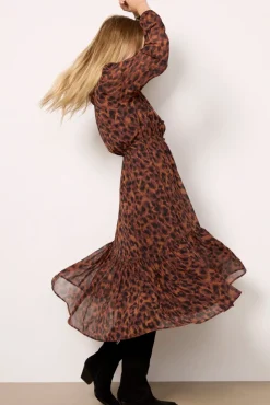 Dresses<EVEREVE Bowie Button Front Dress Animal