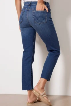 Jeans<EDWIN Bree Straight Dejablue