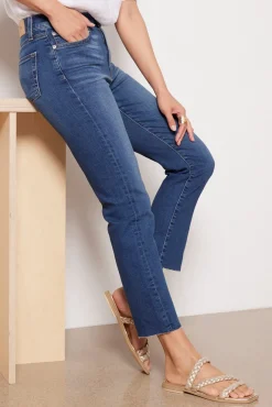 Jeans<EDWIN Bree Straight Dejablue