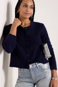 Sweaters<Z SUPPLY Brooke Cardigan Peacoat