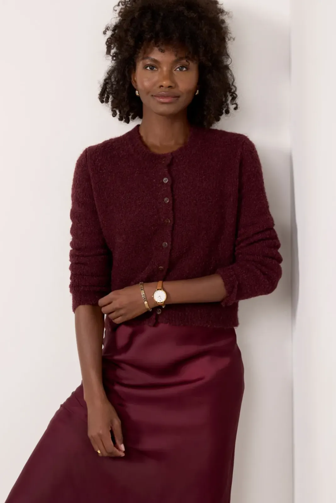 Sweaters<Z SUPPLY Brooke Cardigan Berrywine