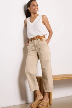 Tops & Tees<EVEREVE Brooklyn Tencel Tank Offwhite