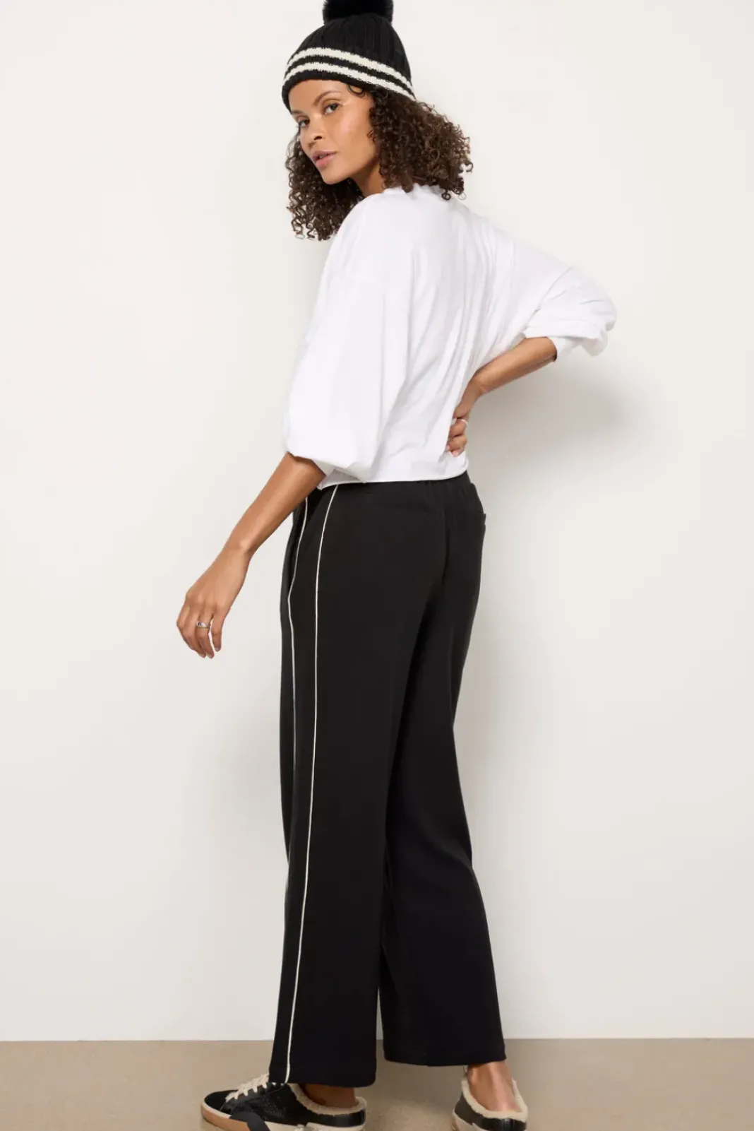 Pants & Leggings|Matching Sets<VARLEY Brushed Rib Wide Leg Pant 28` Black