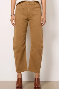 Pants & Leggings<VELVET Brylie Barrel Leg Pant Clove