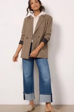 Blazers & Jackets<BLANKNYC Business Affair Blazer Browncombo