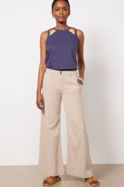 Pants & Leggings<AG Caden Wide Leg Flax
